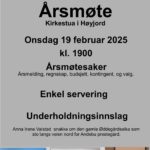 Årsmøte onsdag 19. februar 2025