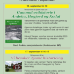Velkommen til våre aktiviteter i september
